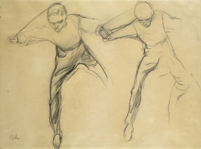 Dos figuras masculinas de Max Liebermann