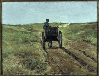 Carro en las dunas cerca de Katwijk de Max Liebermann