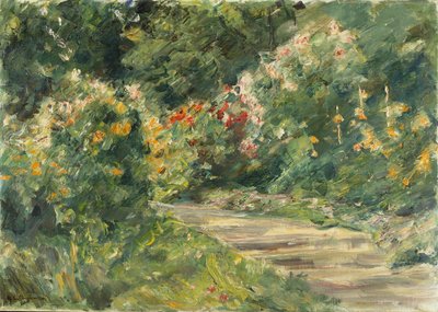 Jardín de Wannsee, c.1920-29 (óleo sobre lienzo) de Max Liebermann