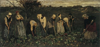Trabajadores en el campo de remolacha de Max Liebermann