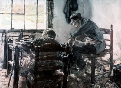 Taller del zapatero de Max Liebermann