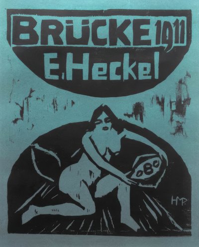 6. Carpeta anual de la K.G. Brücke para el año 1911 para Heckel. de Max Pechstein