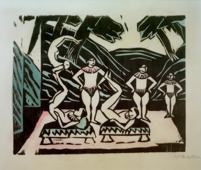 acróbatas de Max Pechstein