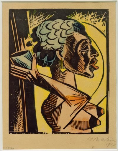 Akt mit Becher von Max Pechstein