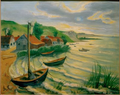 En la fresca laguna de Max Pechstein