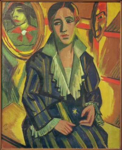 Retrato de la Dra. Plietzsch de Max Pechstein