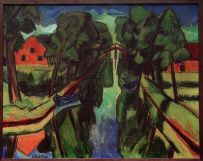 El foso del molino de Max Pechstein