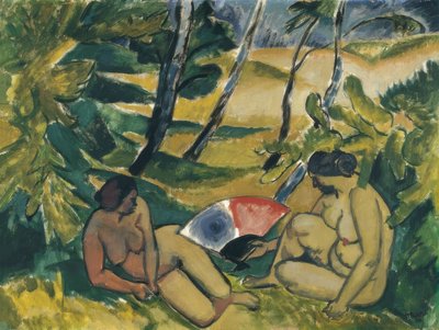 Las bañistas, 1912 de Max Pechstein