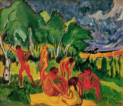 Al aire libre de Max Pechstein
