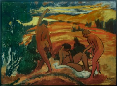 En las dunas de Max Pechstein