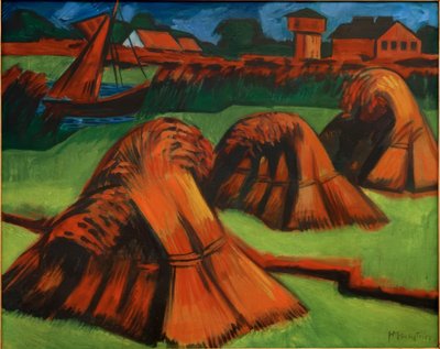 Muñecas de paja de Max Pechstein