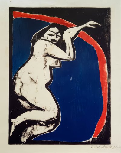Acostado de Max Pechstein