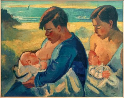 Madres nutridoras de Max Pechstein