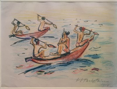 Fotos de viajes Italia - Mar del Sur (barcos en Palau) de Max Pechstein