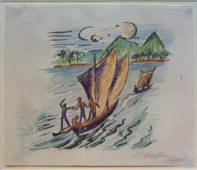Fotos de viajes Italia - Mar del Sur (veleros en Palau) de Max Pechstein