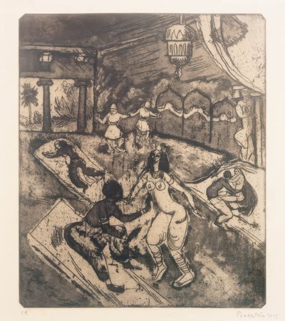 Ballet ruso I de Max Pechstein