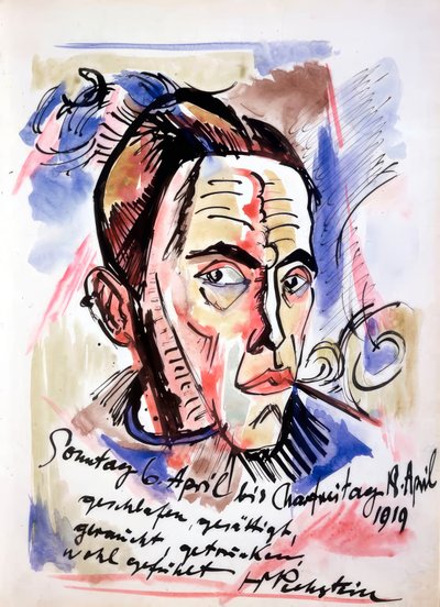 autorretrato de Max Pechstein