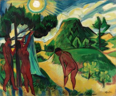 Verano en Nida de Max Pechstein