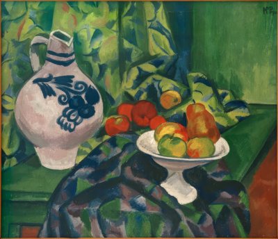 Stillleben mit Fruchtschale von Max Pechstein