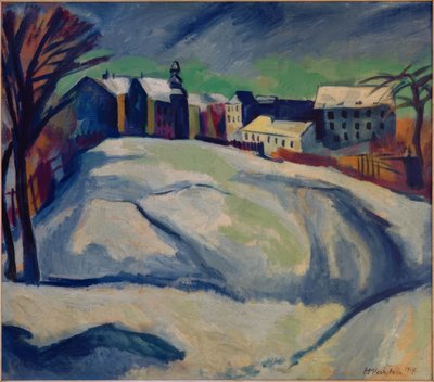Paisaje invernal II de Max Pechstein