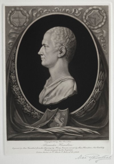 Alexander Hamilton, 1901 de Max Rosenthal
