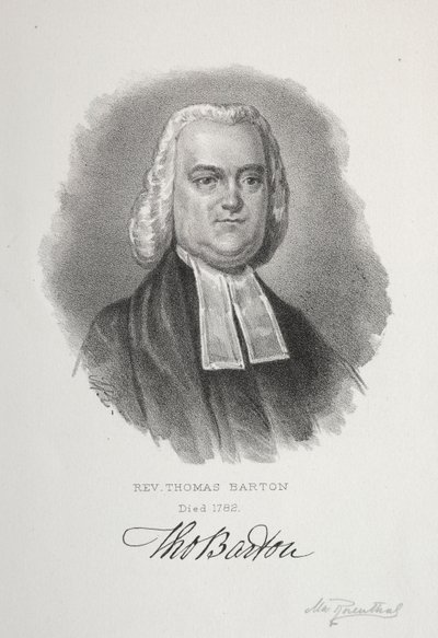 Rev. Thomas Barton de Max Rosenthal