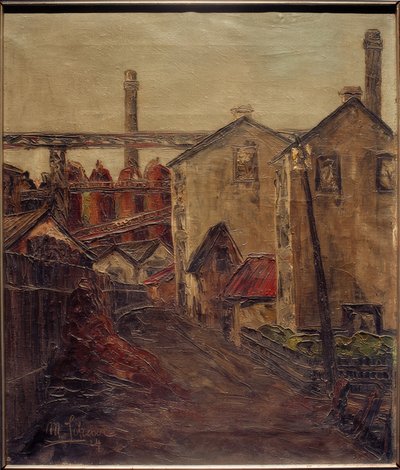 Barrio obrero con fábrica de Max Schewe