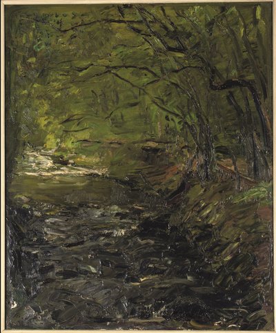 Un arroyo del bosque de Max Slevogt