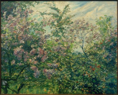 Lilas en flor de Max Slevogt