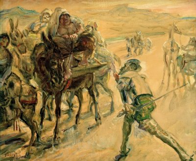 Don Quijote y Dulcinea de Max Slevogt