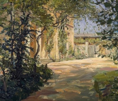 Casa de campo en Godramstein de Max Slevogt