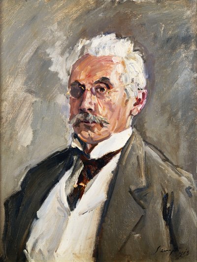 Retrato de Carl Steinbart, 1910 de Max Slevogt