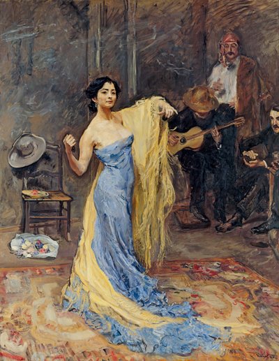 Retrato de la bailarina Marietta di Rigardo de Max Slevogt