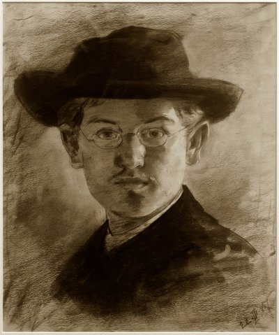 Autorretrato con sombrero de Max Slevogt