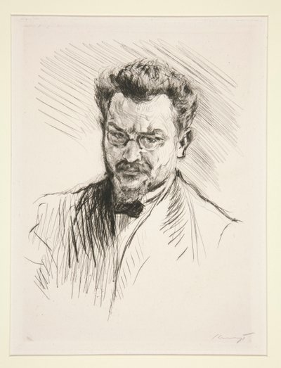 Auto retrato de Max Slevogt