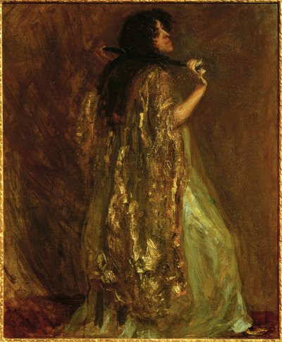Bailarina en oro de Max Slevogt