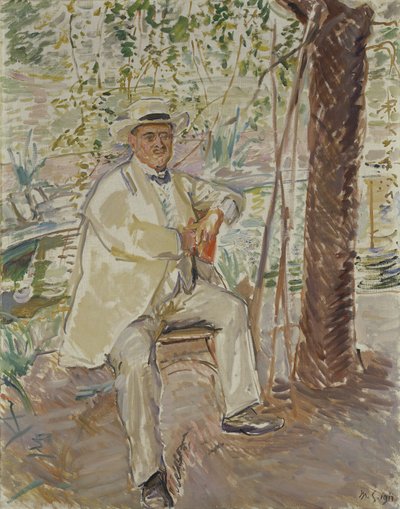 El Historiador del Arte, Profesor Dr. Karl Voll (1867-1917) 1911 de Max Slevogt