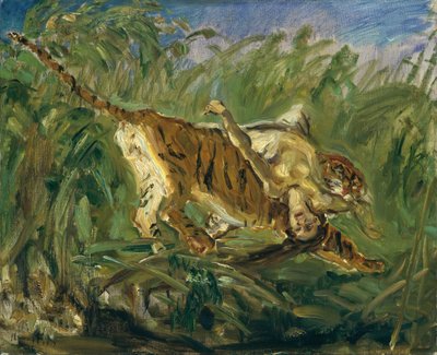 Tigre en la jungla de Max Slevogt
