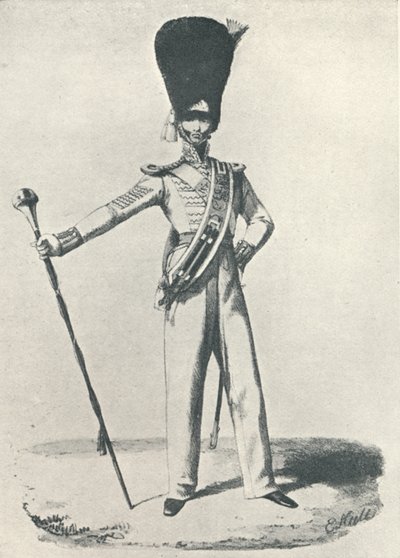 17º Regimiento, Tambor Mayor 1830, 1830 1909 de Maxim Gauci