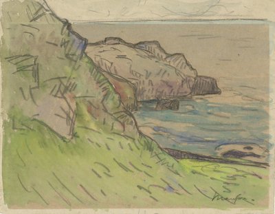 Côte rocheuse en Bretagne Paisaje costero de Bretaña de Maxime Camille Louis Maufra