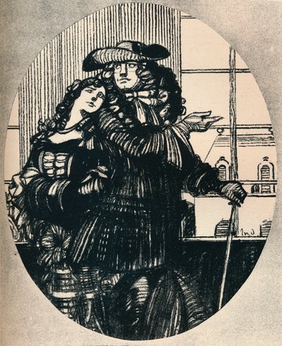 Le Lutrin, Chant II Boileau, c. 1920, 1923 de Maxime Pierre Jules Dethomas