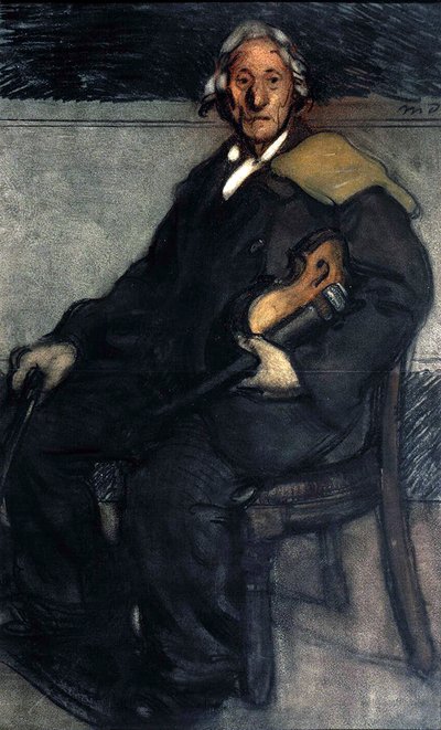 Violinista, principios del siglo XX de Maxime Dethomas