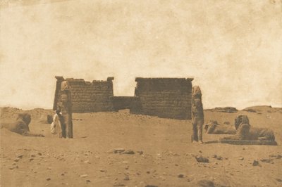 Dromos del Templo de Sebona, 3 de abril de 1850 de Maxime Du Camp