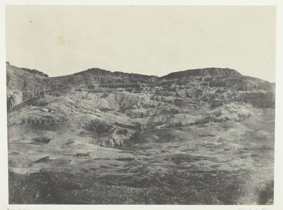 Gournah, Necrópolis de Tebas, Tebas, 1849-51, impreso en 1852 de Maxime Du Camp