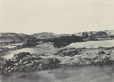 Alta Egipto. Entrada de la primera catarata de Maxime Du Camp