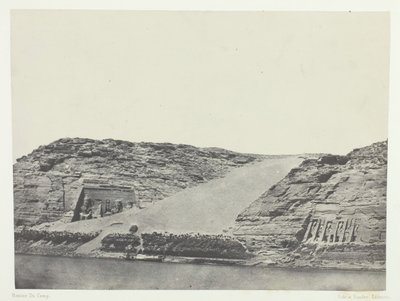 Ibsamboul, Les Deux Spéos, Nubia, 1849-51, impreso en 1852 de Maxime Du Camp