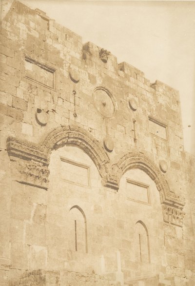 La Porte dorée à Jérusalem, agosto 1850 de Maxime Du Camp