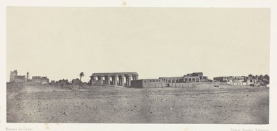 Louqsor, Vista General de las Ruinas; Tebas de Maxime Du Camp