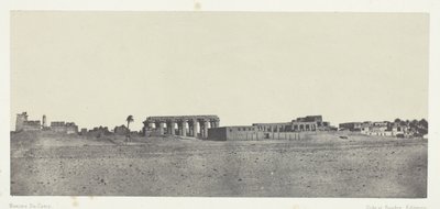 Louqsor, Vista General de las Ruinas; Tebas de Maxime Du Camp