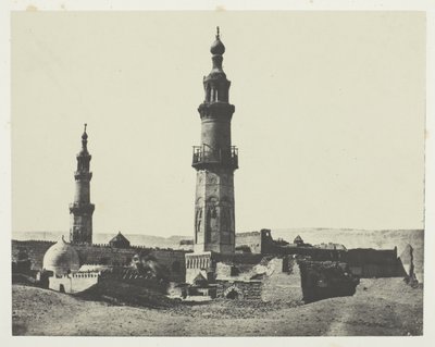 Mezquita de Aly-Bey, Girgeh, Alto Egipto, lámina 15 del álbum "Egypte, Nubie, Palestine et Syrie" (1852) de Maxime Du Camp